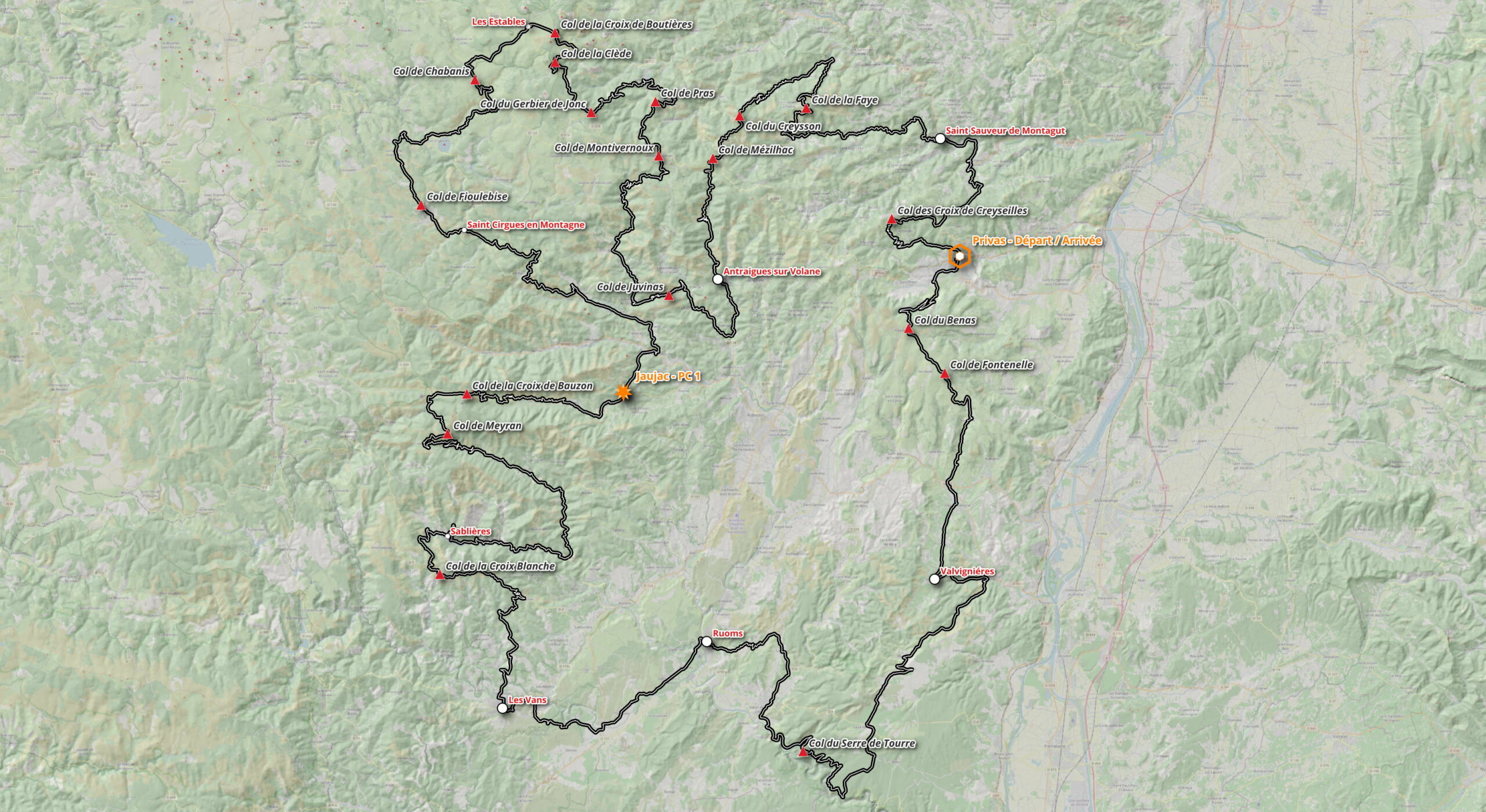 Parcours Ultra Endurance Challenge